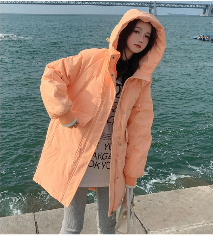 Type Loose Bread Suit Hooded Padded Jacket Korean Padded Jacket